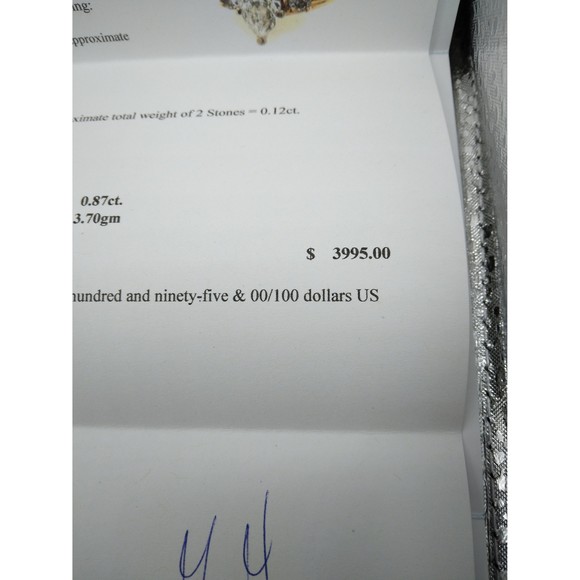 14kt Gold Marquise Diamond Engagement Ring - Picture 9 of 10